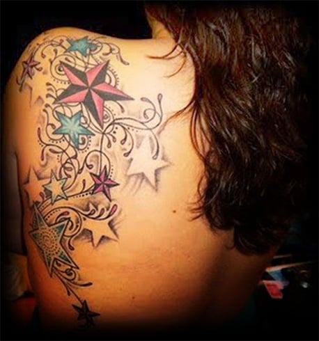 Star Tattoos: A Little Chunk From The Cosmos Star Tattoos: A Little Chunk From The Cosmos