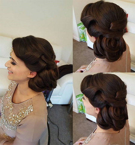 Elegant Twisted Side Bun