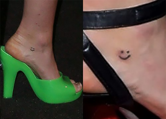 Evil Smiley Face Tattoo