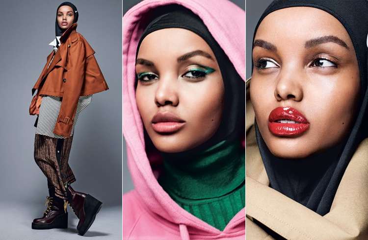 Halima Aden for US Allure