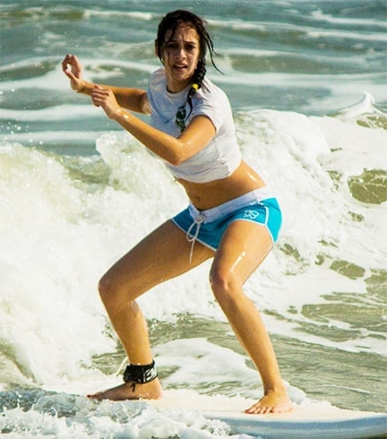 Hazel Keech Surfering