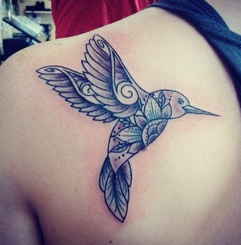 Hummingbird Tattoo Design