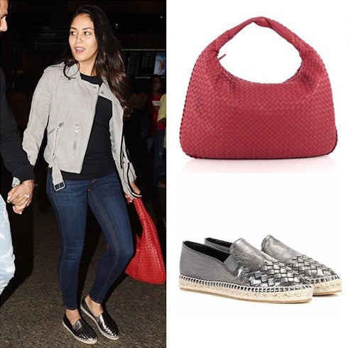 Mira Rajput Bottega Veneta Cutesy Handbag