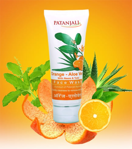 Patanjali Orange Aloe Vera Face Wash