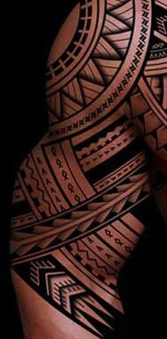 Power tribal tattoo