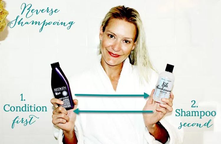Reverse shampooing