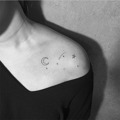 66 Tribal Star Tattoos Designs With Meanings