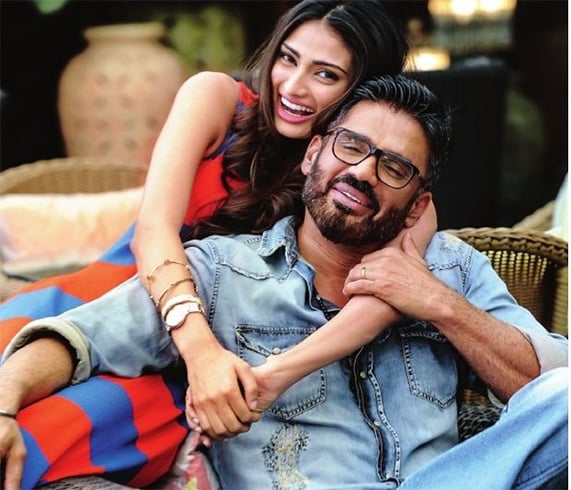 Suniel Shetty - Athiya Shetty