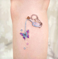 Artsy Butterfly Tattoo