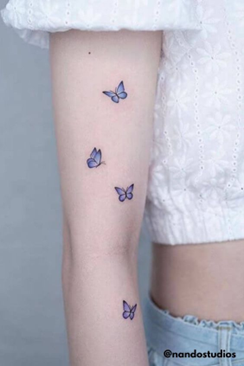 30 Cute Butterfly Tattoos  3D Butterfly on Arm I Take You  Wedding  Readings  Wedding Ideas  Wedding Dresses  Wedding Theme