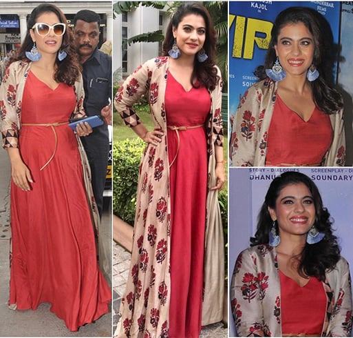 Kajol in Anushree Label