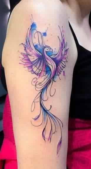 Learn 97 about feminine phoenix tattoo latest  indaotaonec