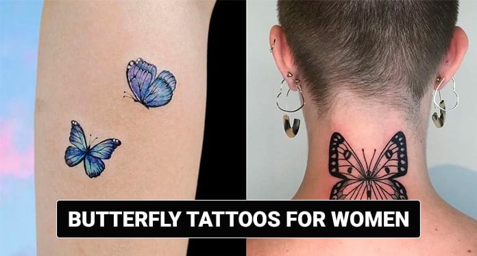 Tattoo uploaded by Samurai Tattoo mehsana  Butterfly tattoo Butterfly  tattoo ideas Butterfly tattoo design Tattoo for girls  Tattoodo
