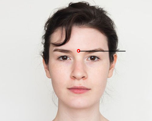 Pressure Points For Headache Relief: Third Eye Point