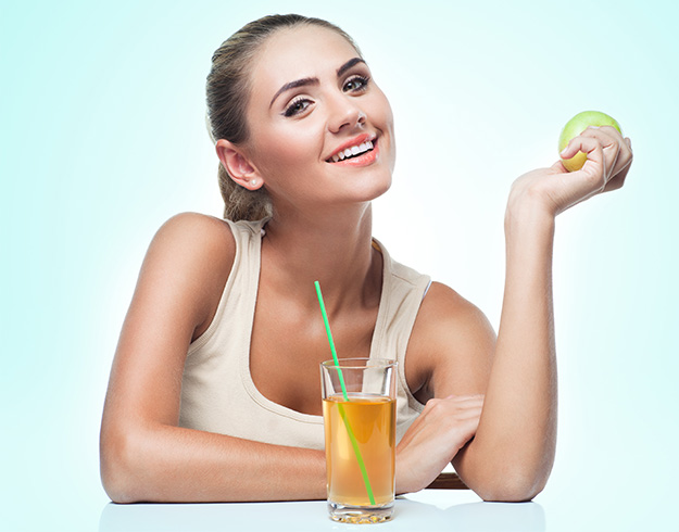 Apple Juice for Glowing Skin