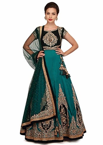 Blue Anarkali Suit