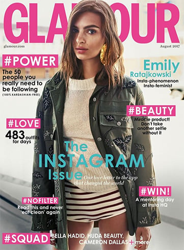 Emily Ratajkowski for Glamour UK