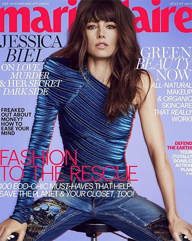 Jessica Biel for Marie Claire US