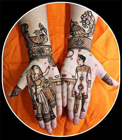 Karva Chauth ki Mehndi