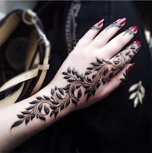 Latest Finger Mehndi Designs