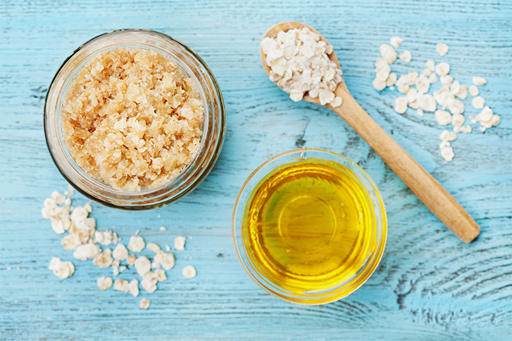 Oatmeal Scrub for Skin