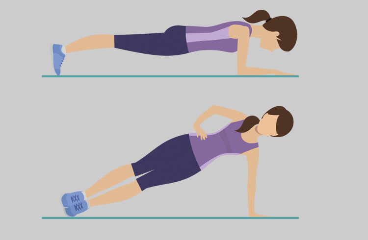 Plank And Rotate