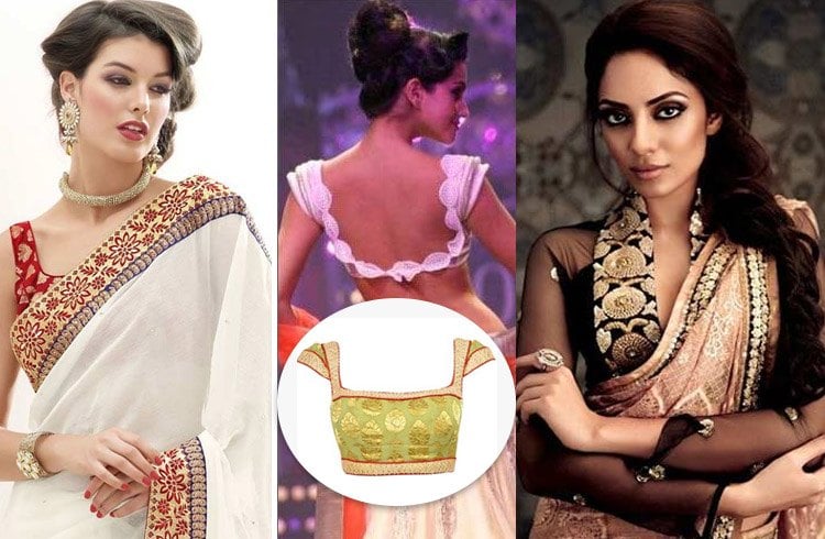 Rectangular and Oval Shape Blouse Designs