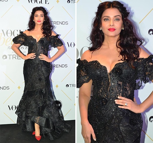 Aishwarya Rai at Vogue Beauty Awards 2017