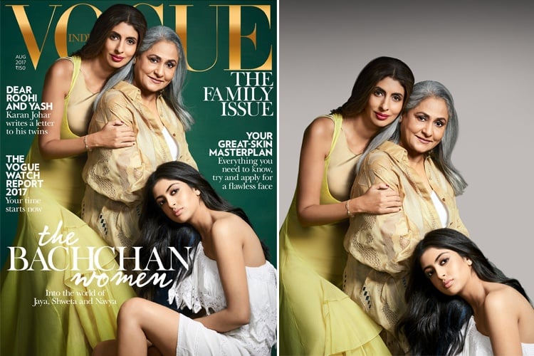 Bachchan Nanda Family Ladies on Vogue Cover