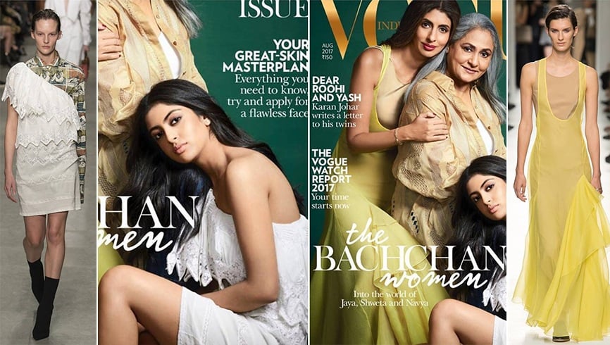 Bachchan Women Ladies on Vogue 2017 Cover