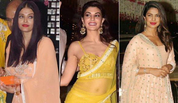 Bollywood Celebrities Celebrate Ganesh Chaturthi at Ambanis Residence