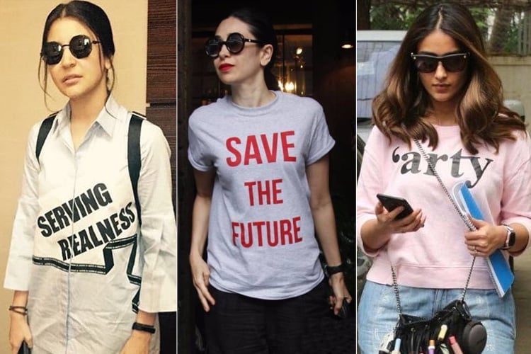 Celebrities Slogan Tees