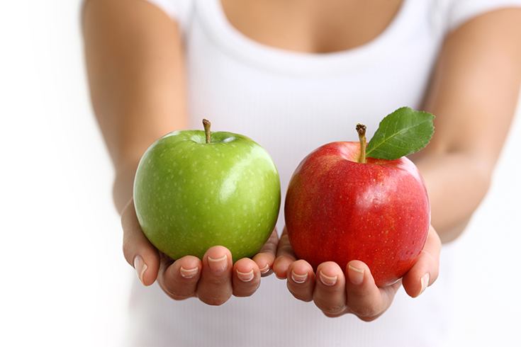 Green Apple vs Red Apple