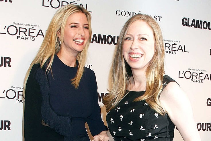 Ivanka Trump and Chelsea Clinton