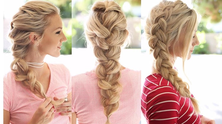 Long Elegant Braid Hairstyle