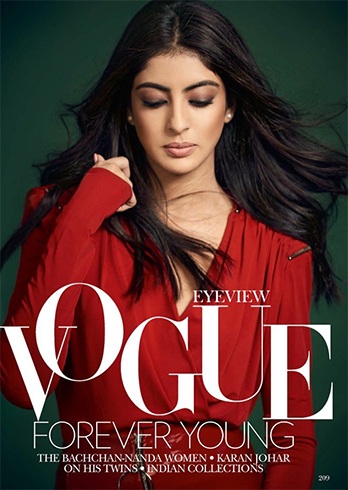 Navya Naveli Nanda on Vogue 2017 Cover