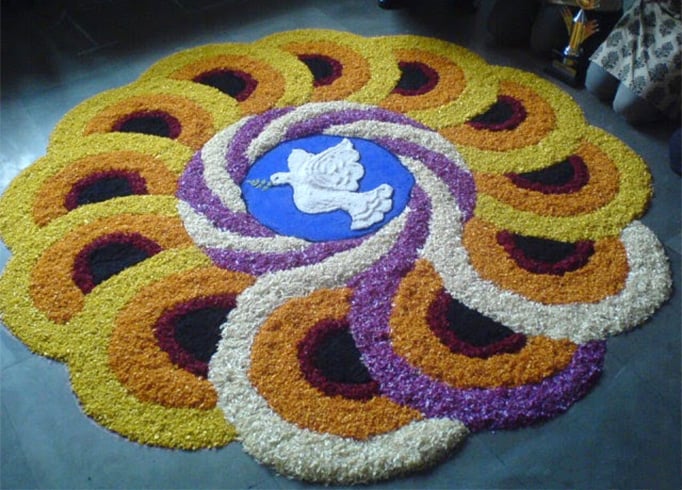 Onam Pookalam Designs