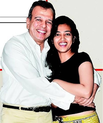 Radhika Apte With Father