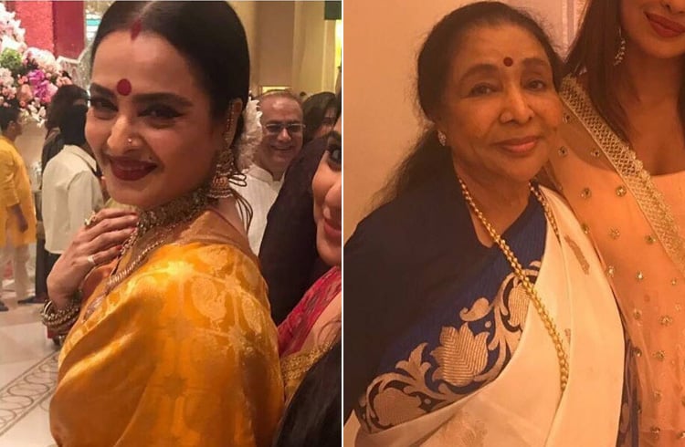 Rekha and Asha Bhosle