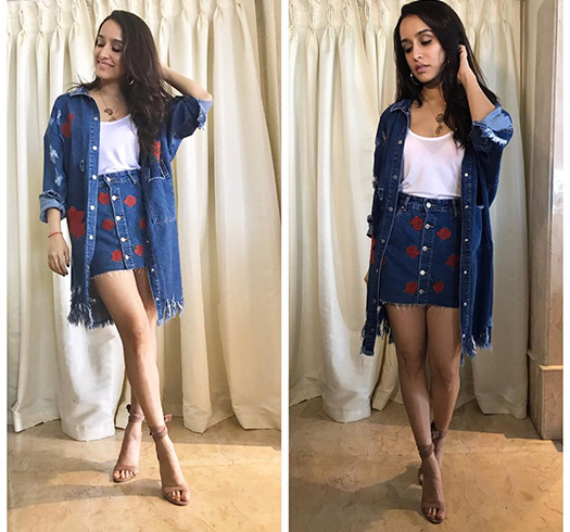 Shraddha Kapoor Denim Outfits