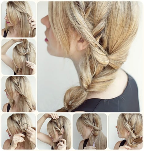 Side Topsy Ponytail