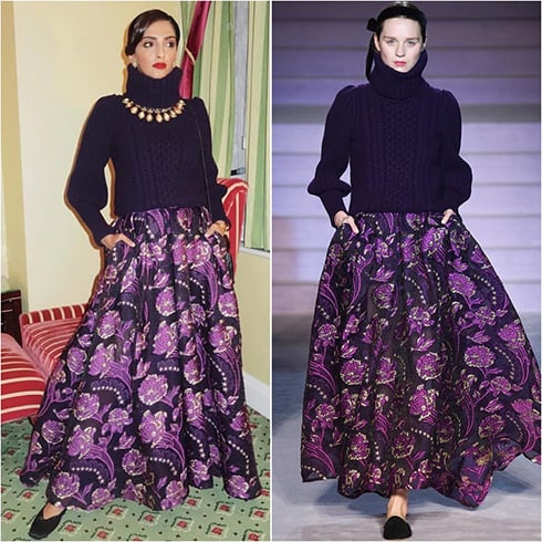 Sonam Kapoor In Temperley London