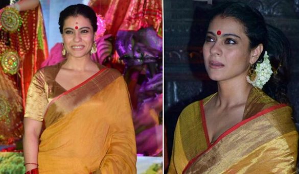 Kajol Fashion In Saree