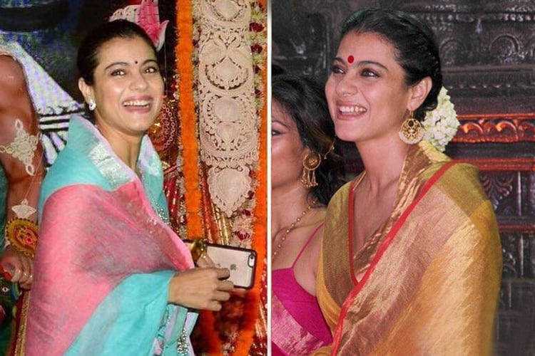 Kajol Fashion In Durga Pooja