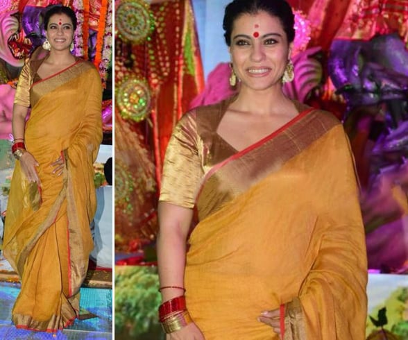 Kajol Fashion In Pooja