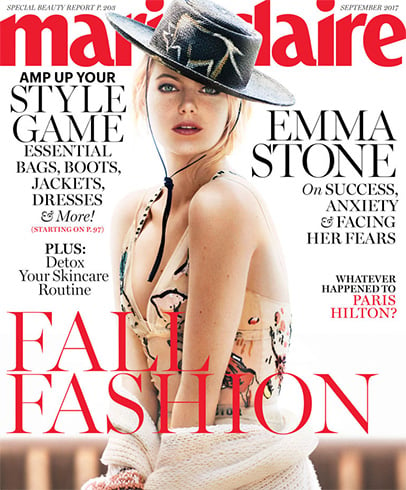 Emma Stone on Marie Claire