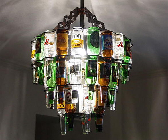 Glass Bottle Craft Idea