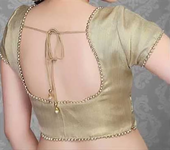 Mini Guide On Choosing The Right Golden Blouse Designs