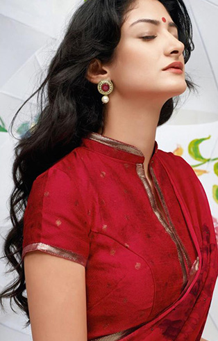 High Neck Saree Blouse