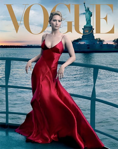 Jennifer Lawrence on Vogue